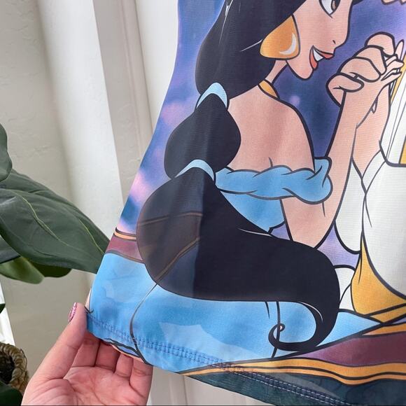 Disney Aladdin Sheer Tank Top Purple Medium - Picture 6 of 10